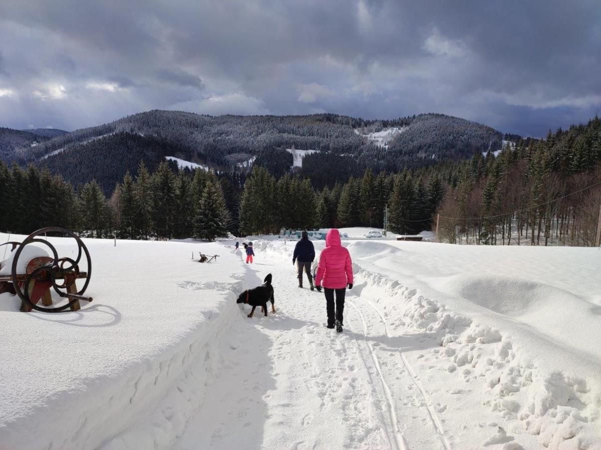 Statek U Rajmunda Zemedelska Farma Villa Velké Karlovice Buitenkant foto